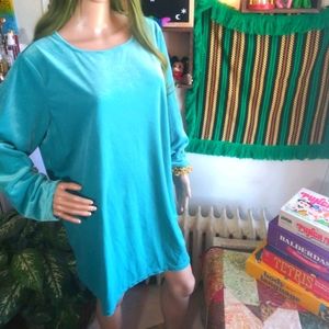 Vintage 90s velvet mini dress